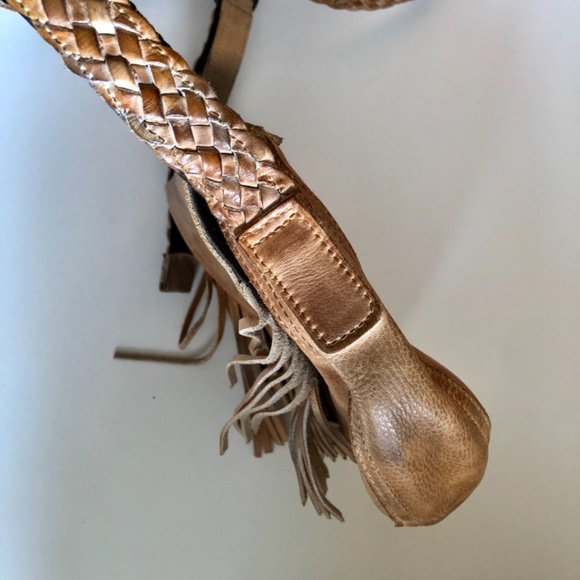 NEW, Bed Stu (Cobbler Series) Cross Body Bag Weathered Brown 11 x 8 x 2 - Picture 6 of 9